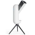 Modern telescope with a sleek, minimalist design.